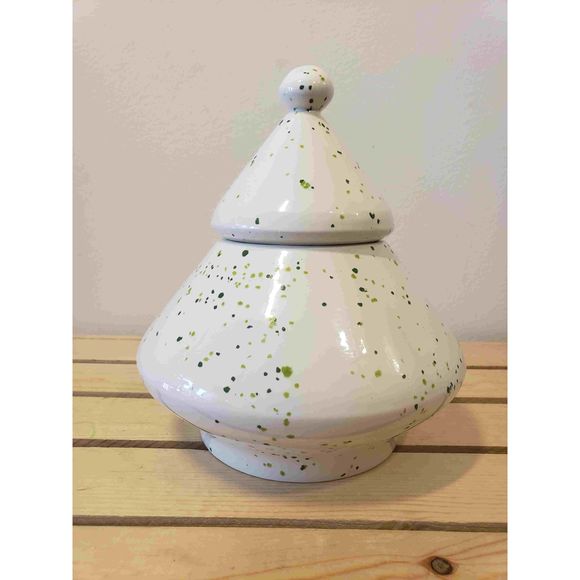 Unbranded Other - ✴Unique Ceramic Christmas Tree Cookie Jar